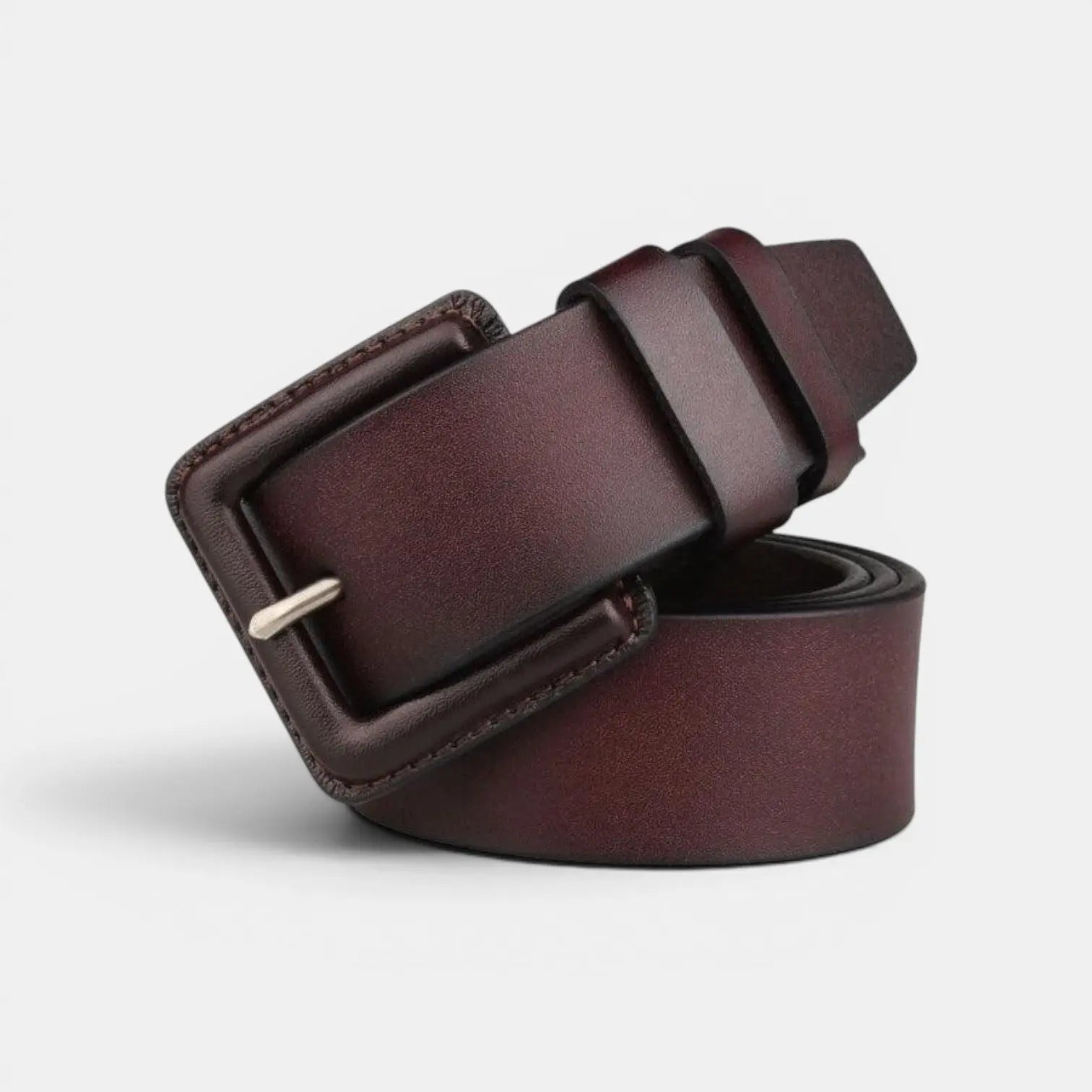 Ceinture Cuir Unisexe Grande Taille Boucle Carrée | Kervax La Maison de la Ceinture