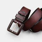 Ceinture Cuir Unisexe Grande Taille Boucle Carrée | Kervax La Maison de la Ceinture