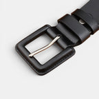 Ceinture Cuir Unisexe Grande Taille Boucle Carrée | Kervax La Maison de la Ceinture