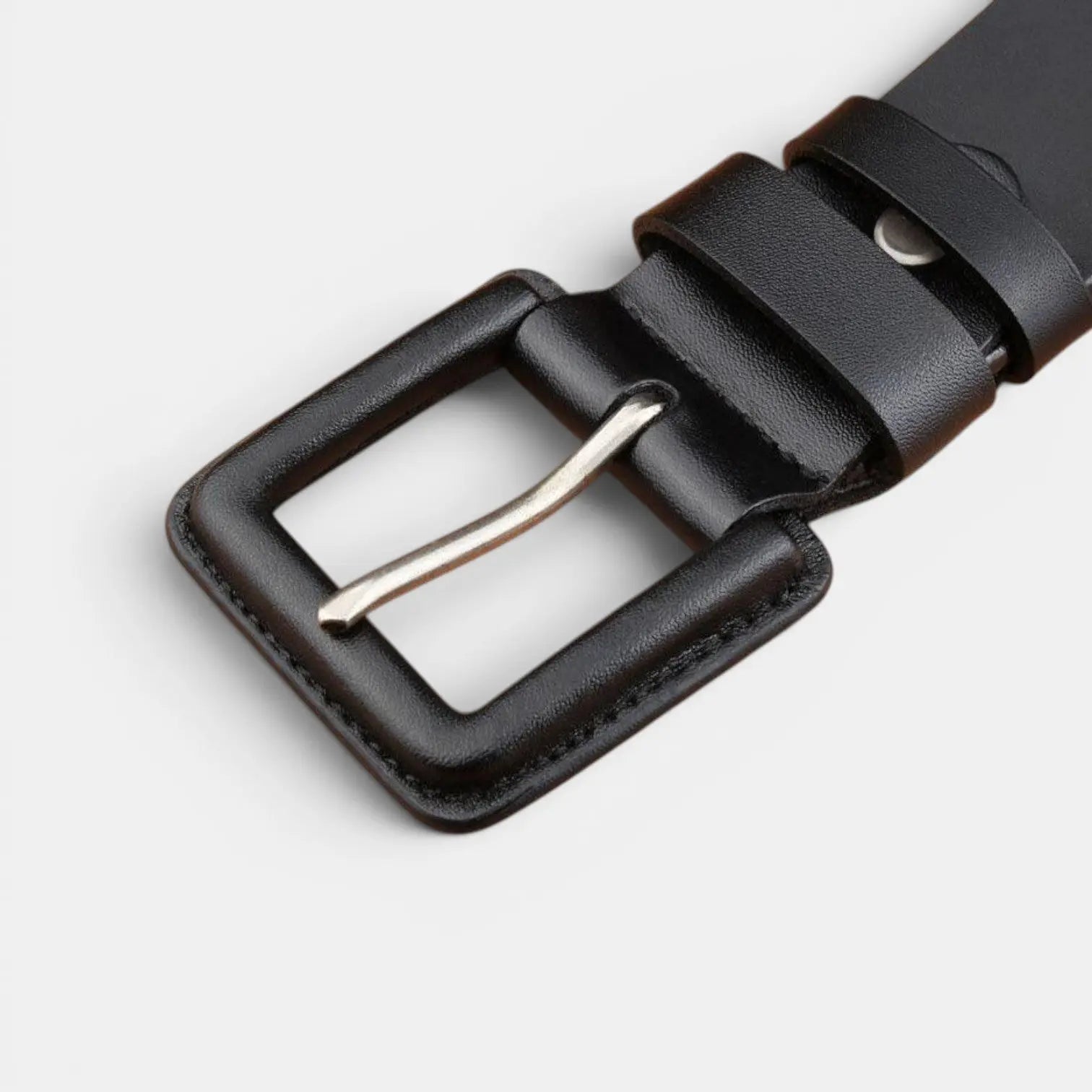 Ceinture Cuir Unisexe Grande Taille Boucle Carrée | Kervax La Maison de la Ceinture