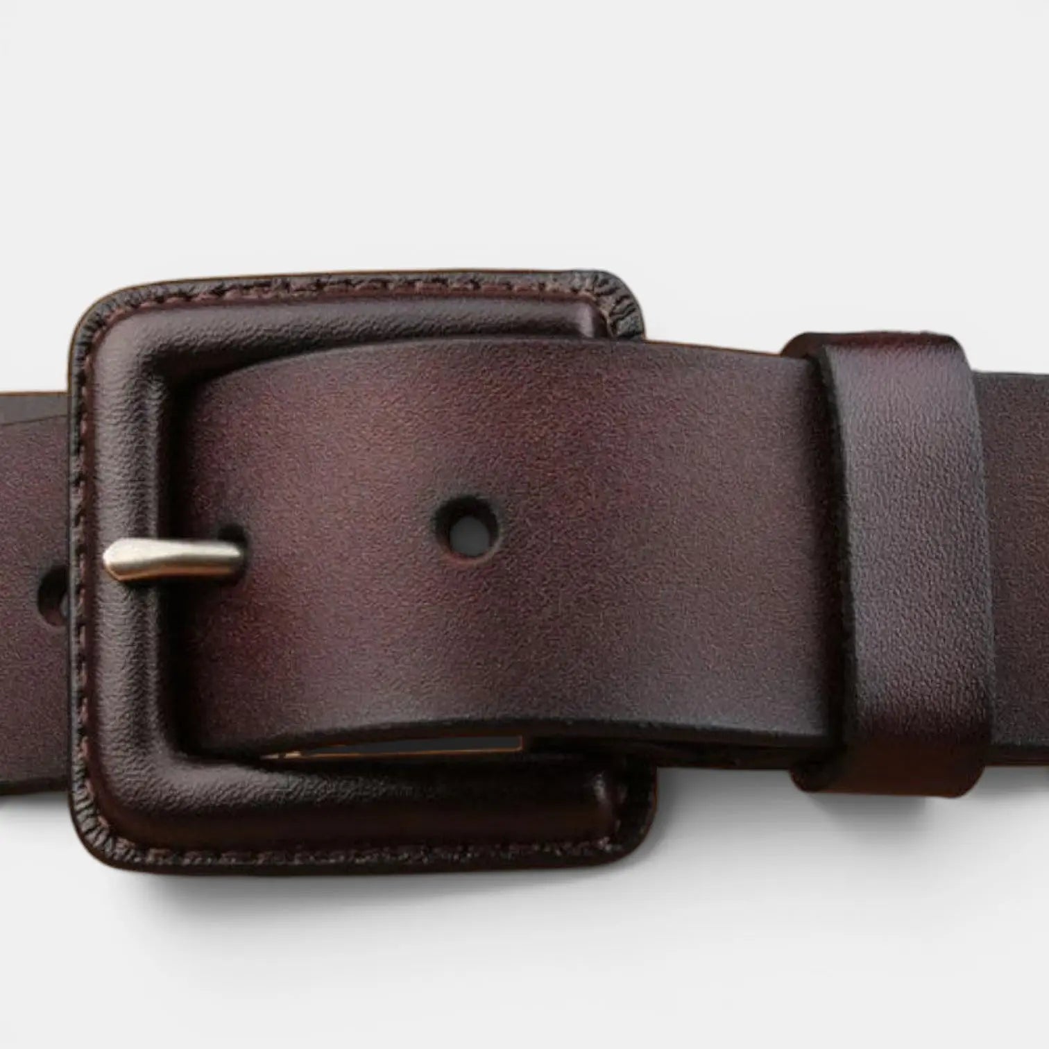 Ceinture Cuir Unisexe Grande Taille Boucle Carrée | Kervax La Maison de la Ceinture