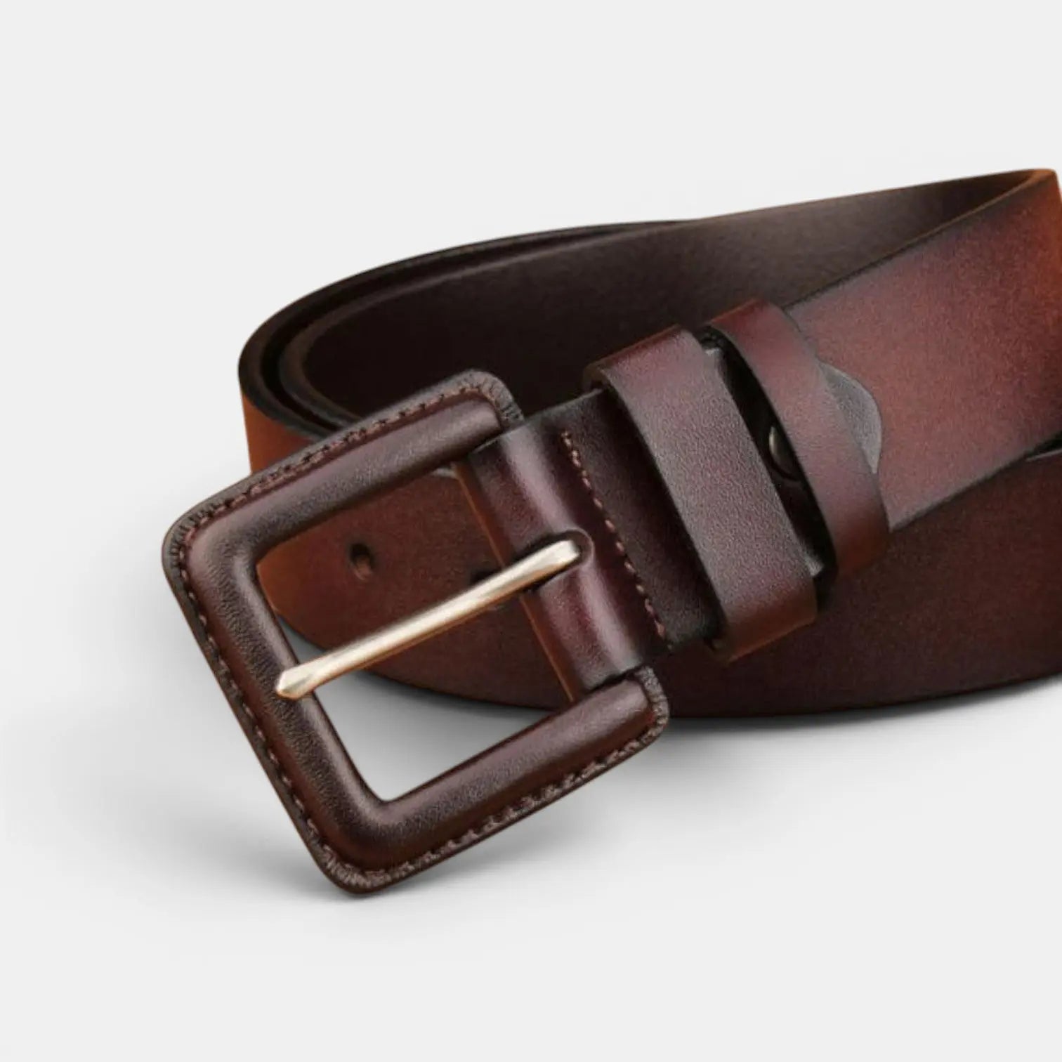 Ceinture Cuir Unisexe Grande Taille Boucle Carrée | Kervax La Maison de la Ceinture