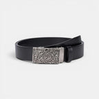 Ceinture Cuir Lisse Boucle Automatique Western Mixte | Varkex La Maison de la Ceinture