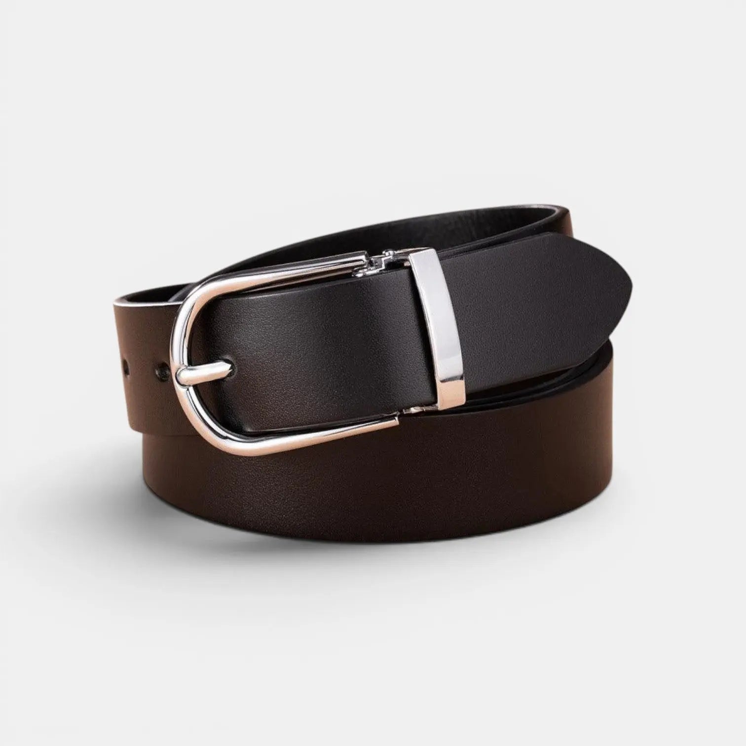 Ceinture Cuir Lisse Femme Grande Taille Boucle Arrondie | Granvex La Maison de la Ceinture