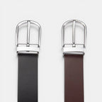 Ceinture Cuir Lisse Femme Grande Taille Boucle Arrondie | Granvex La Maison de la Ceinture