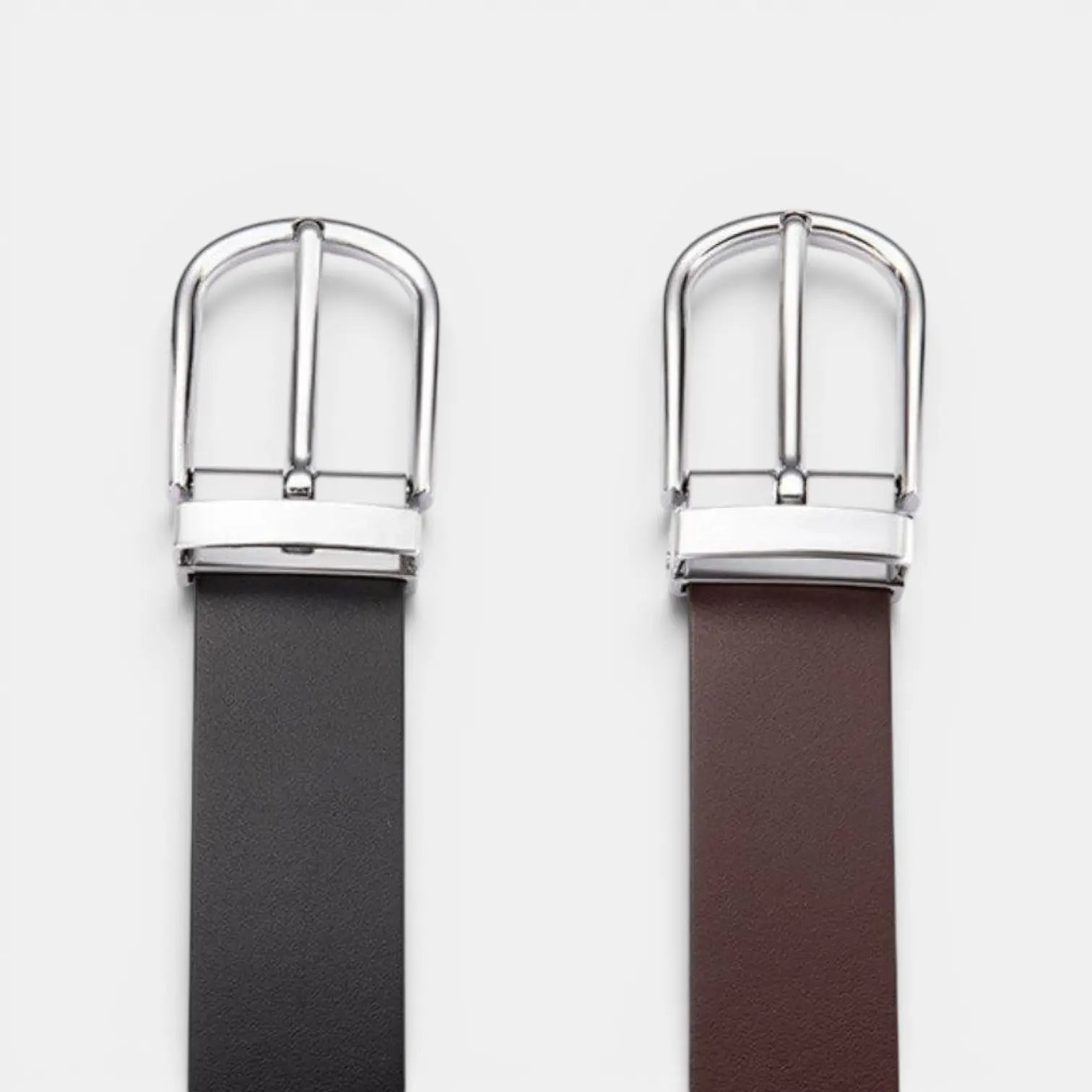 Ceinture Cuir Lisse Femme Grande Taille Boucle Arrondie | Granvex La Maison de la Ceinture