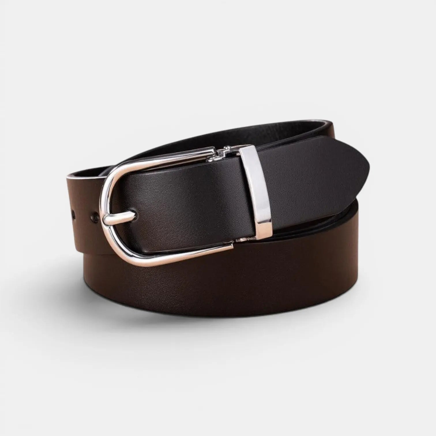 Ceinture Cuir Lisse Femme Grande Taille Boucle Arrondie | Granvex La Maison de la Ceinture