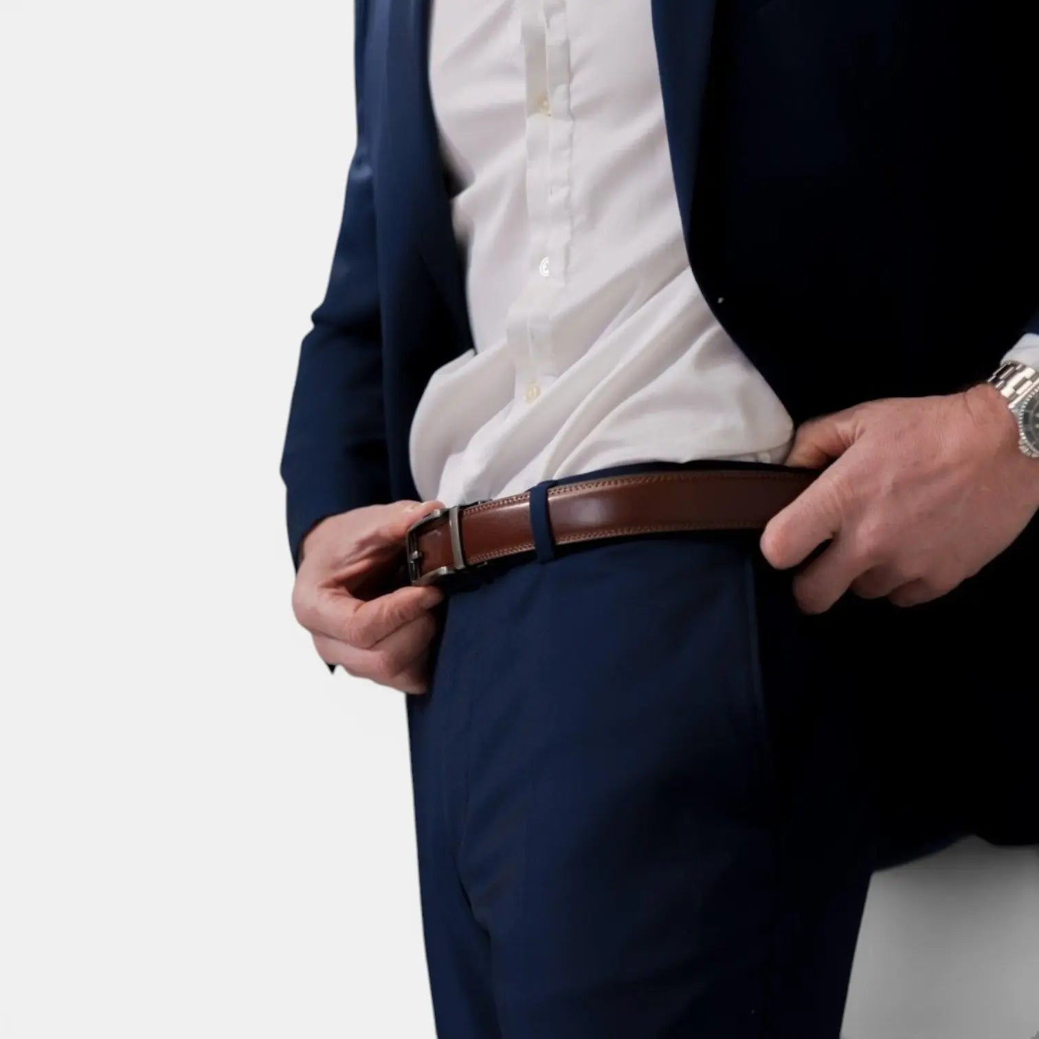 Ceinture Homme Sans Trou Boucle Automatique | Alvex La Maison de la Ceinture