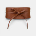 Ceinture Large Simili Vegan à Nouer Sans Boucle Femme | Obelx La Maison de la Ceinture