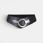 Ceinture Large Élastique Taille Haute Femme Boucle Ronde | Helvox La Maison de la Ceinture