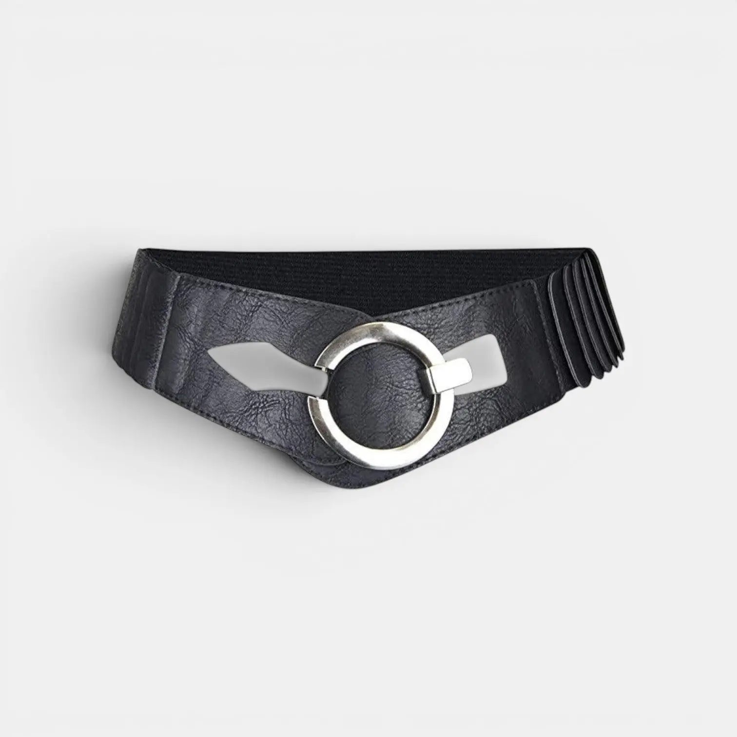 Ceinture Large Élastique Taille Haute Femme Boucle Ronde | Helvox La Maison de la Ceinture
