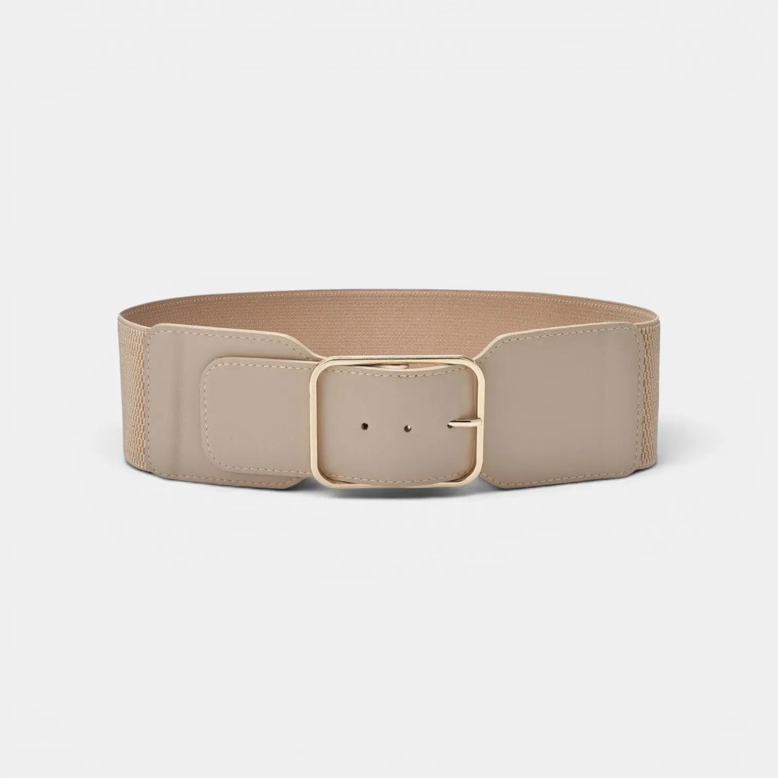 Ceinture Large Élastique Femme Taille Haute Boucle Dorée | Calvex La Maison de la Ceinture