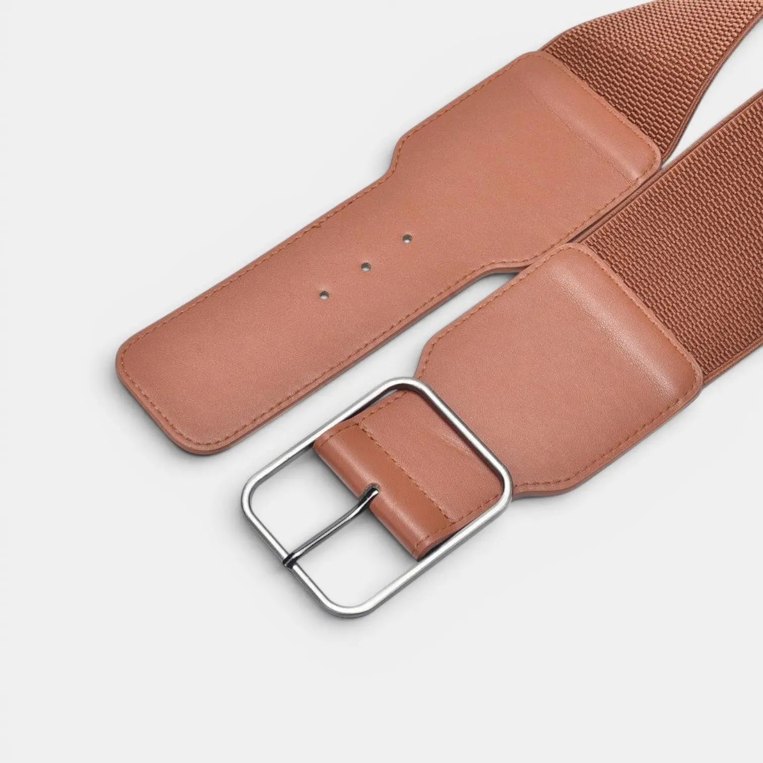 Ceinture Large Élastique Femme Taille Haute Boucle Dorée | Calvex La Maison de la Ceinture