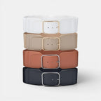 Ceinture Large Élastique Femme Taille Haute Boucle Dorée | Calvex La Maison de la Ceinture