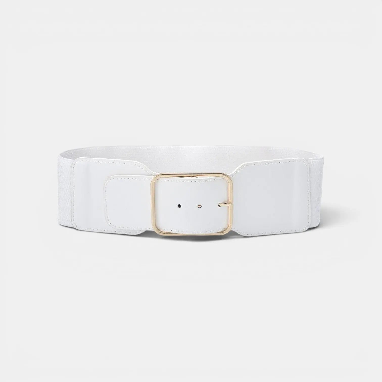 Ceinture Large Élastique Femme Taille Haute Boucle Dorée | Calvex La Maison de la Ceinture