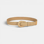 Ceinture Large Raphia Tressé Femme Boucle Arrondie | Sornex La Maison de la Ceinture