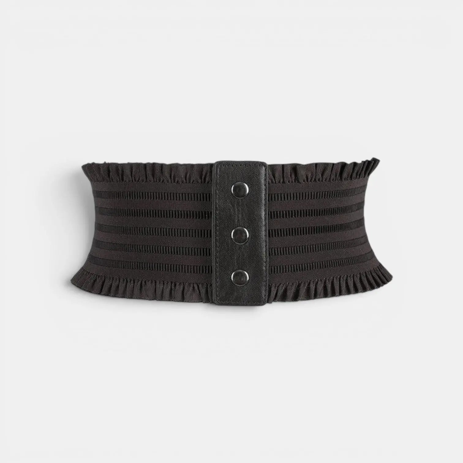Ceinture Large Tissu Élastique Lisse Femme Taille Haute | Belvox La Maison de la Ceinture