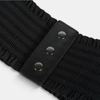 Ceinture Large Tissu Élastique Lisse Femme Taille Haute | Belvox La Maison de la Ceinture