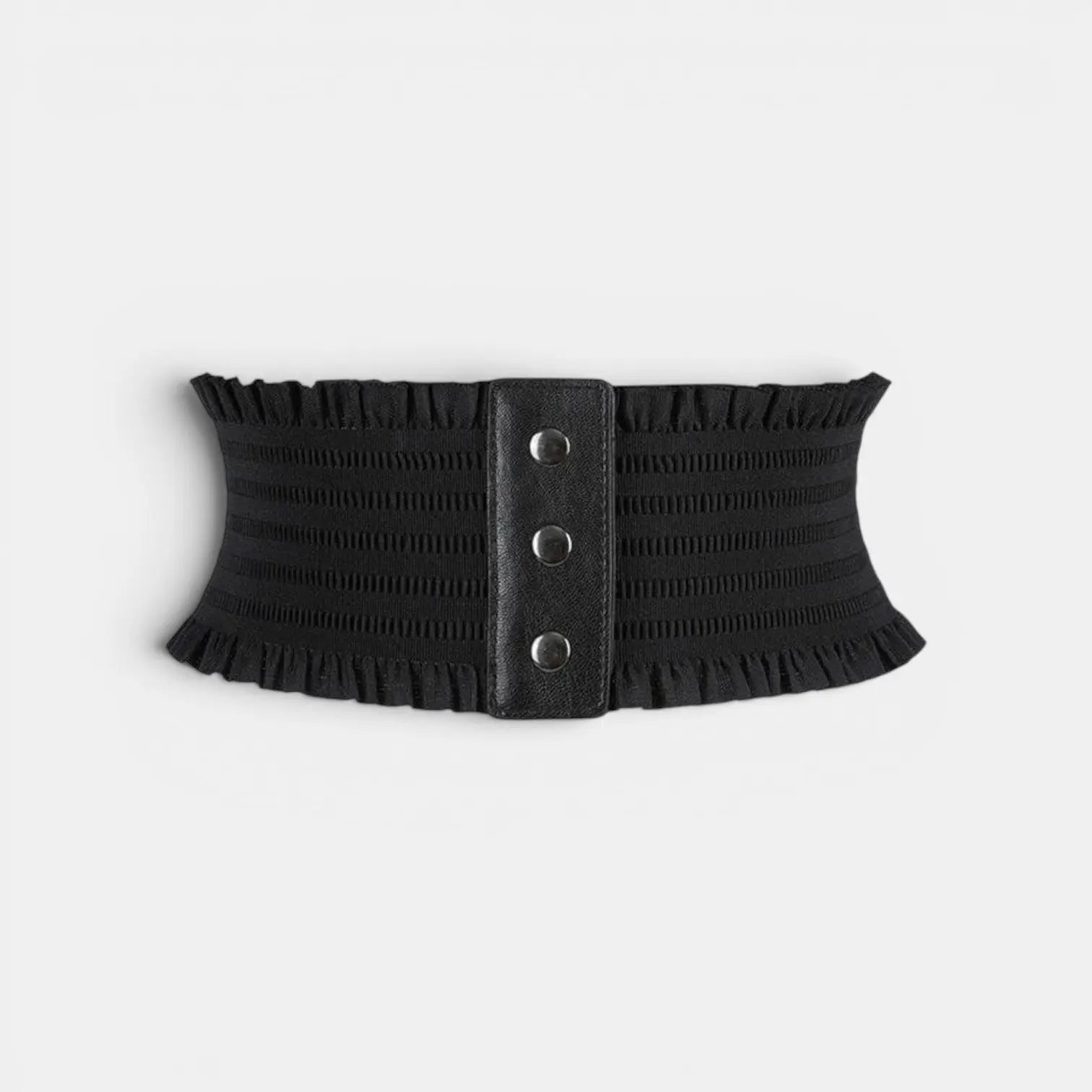 Ceinture Large Tissu Élastique Lisse Femme Taille Haute | Belvox La Maison de la Ceinture