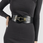 Ceinture Large Simili Cuir Taille Haute Boucle Femme | Talvor La Maison de la Ceinture