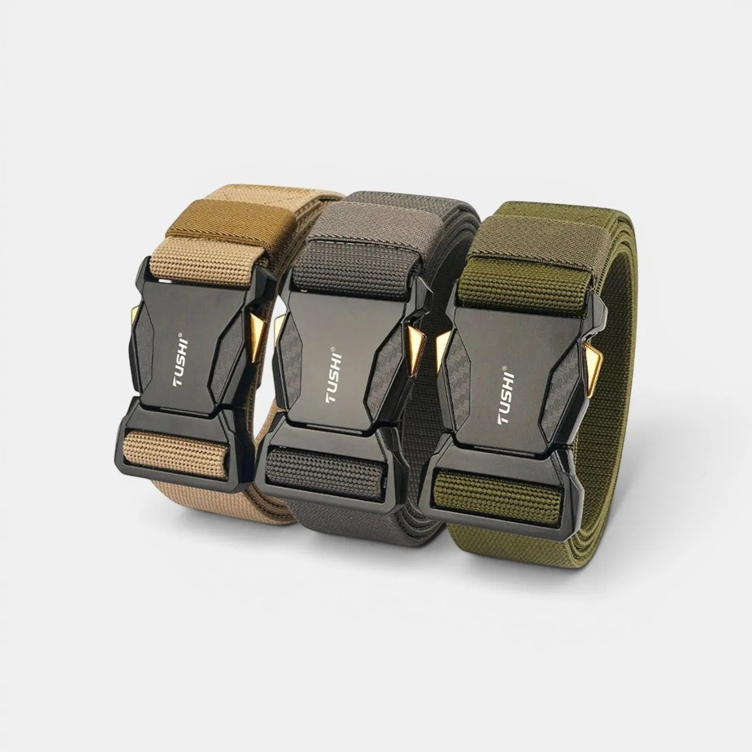 Ceinture Militaire Nylon Élastique Boucle Rectangulaire Homme | Zontax La Maison de la Ceinture