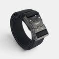 Ceinture Nylon Élastique Homme Boucle Tactique Noire | Kravdon