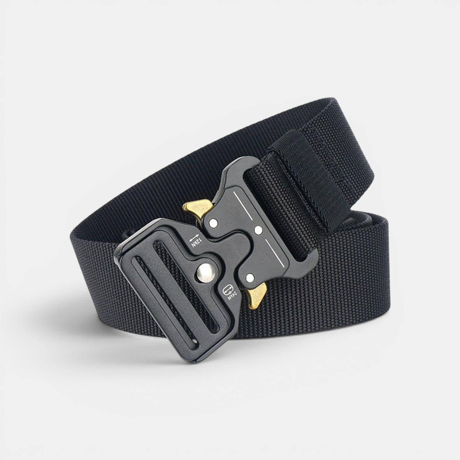 Ceinture Nylon Homme Boucle Tactique Militaire Kaki | Vorkan