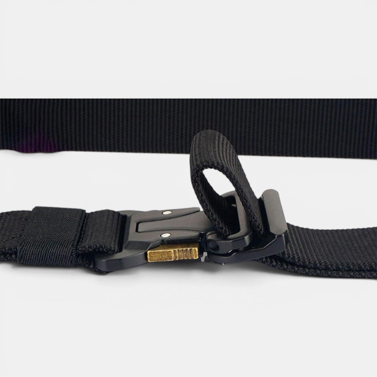 Ceinture Nylon Homme Boucle Tactique Rapide Bleu Marine | Kravdon
