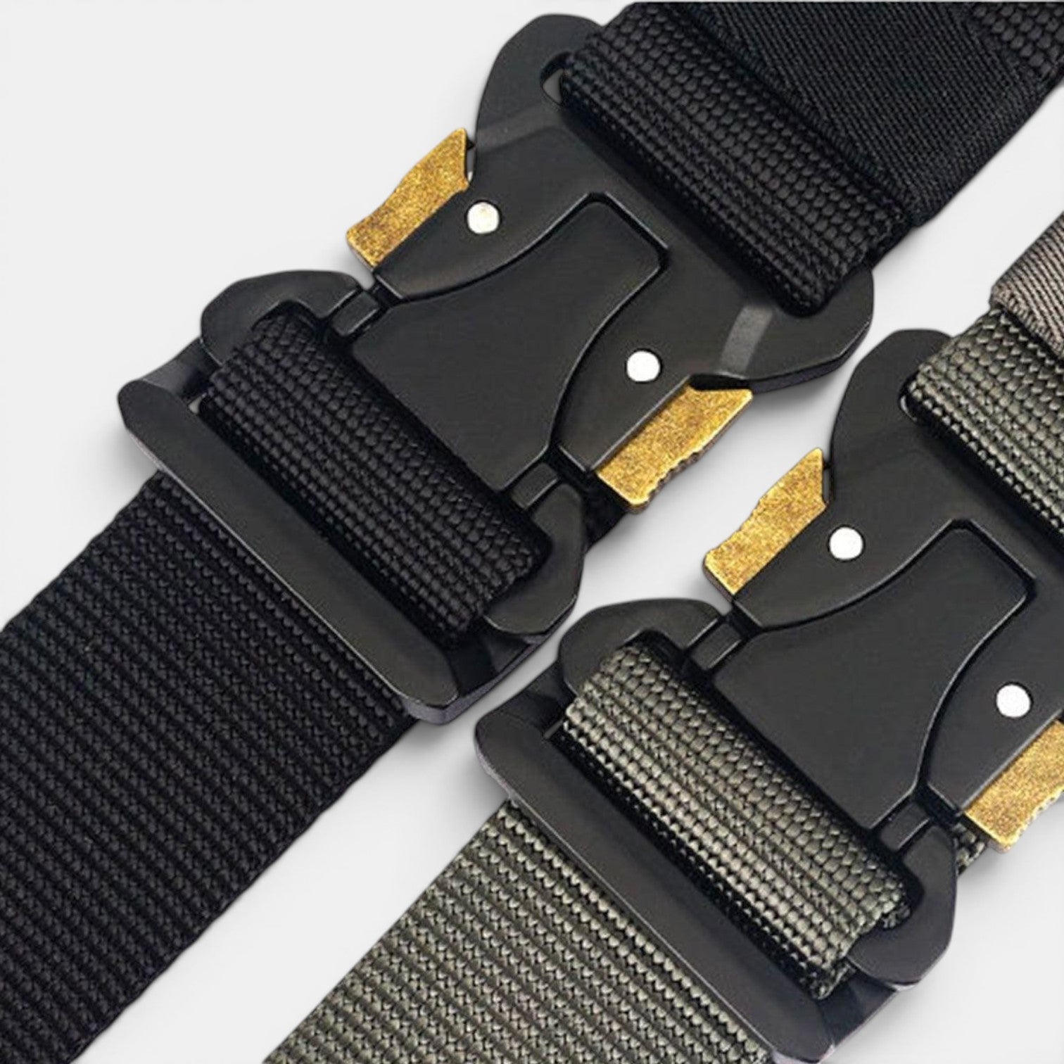 Ceinture Nylon Homme Boucle Tactique Rapide Bleu Marine | Kravdon