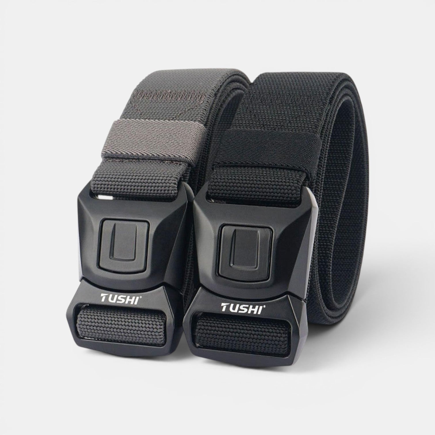 Ceinture Nylon Homme Boucle Tactique Attache Rapide Noire | Vorkan