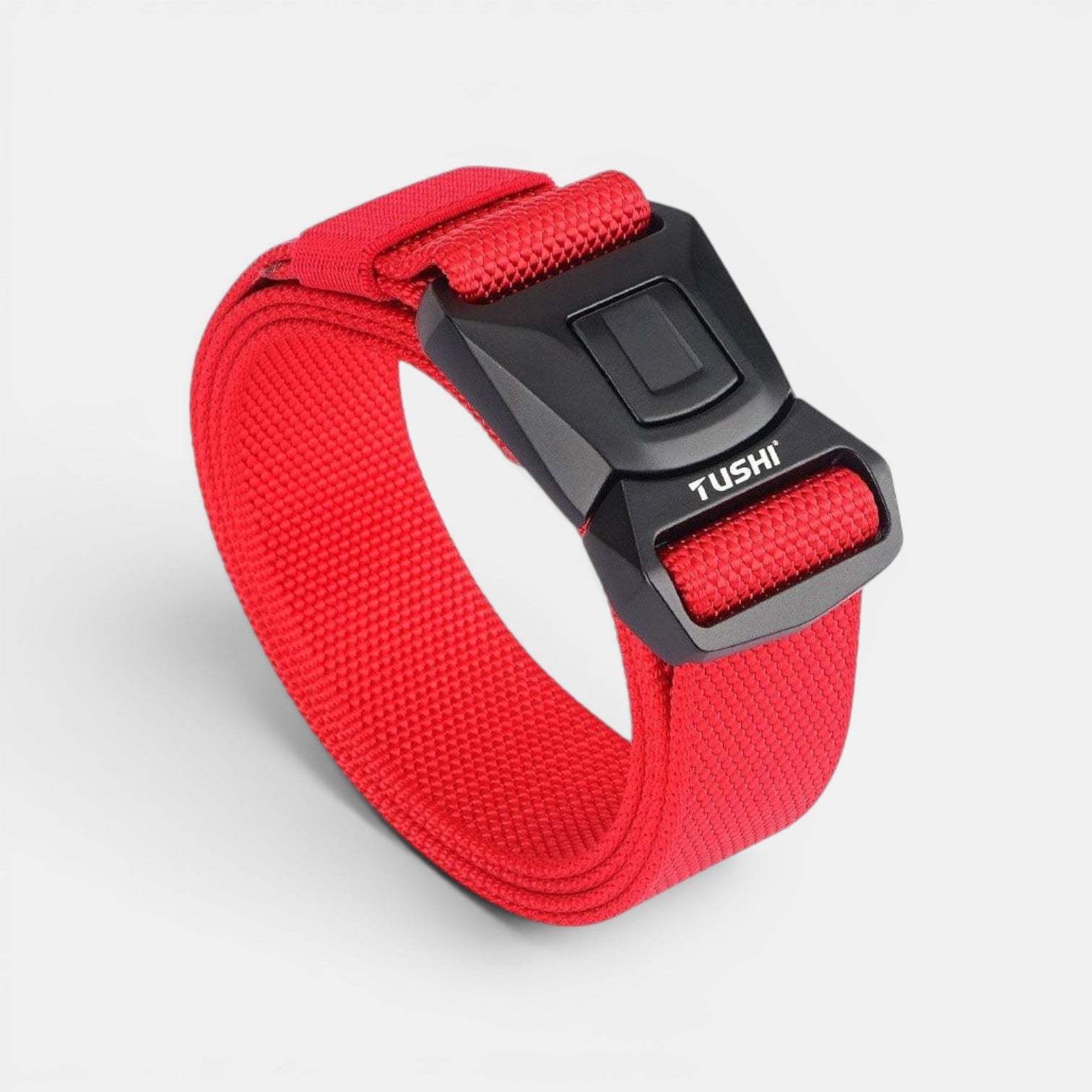 Ceinture Nylon Homme Boucle Tactique Attache Rapide Noire | Vorkan
