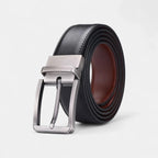 Ceinture Cuir Homme Réversible 2 en 1 Noire Marron | Delvox La Maison de la Ceinture