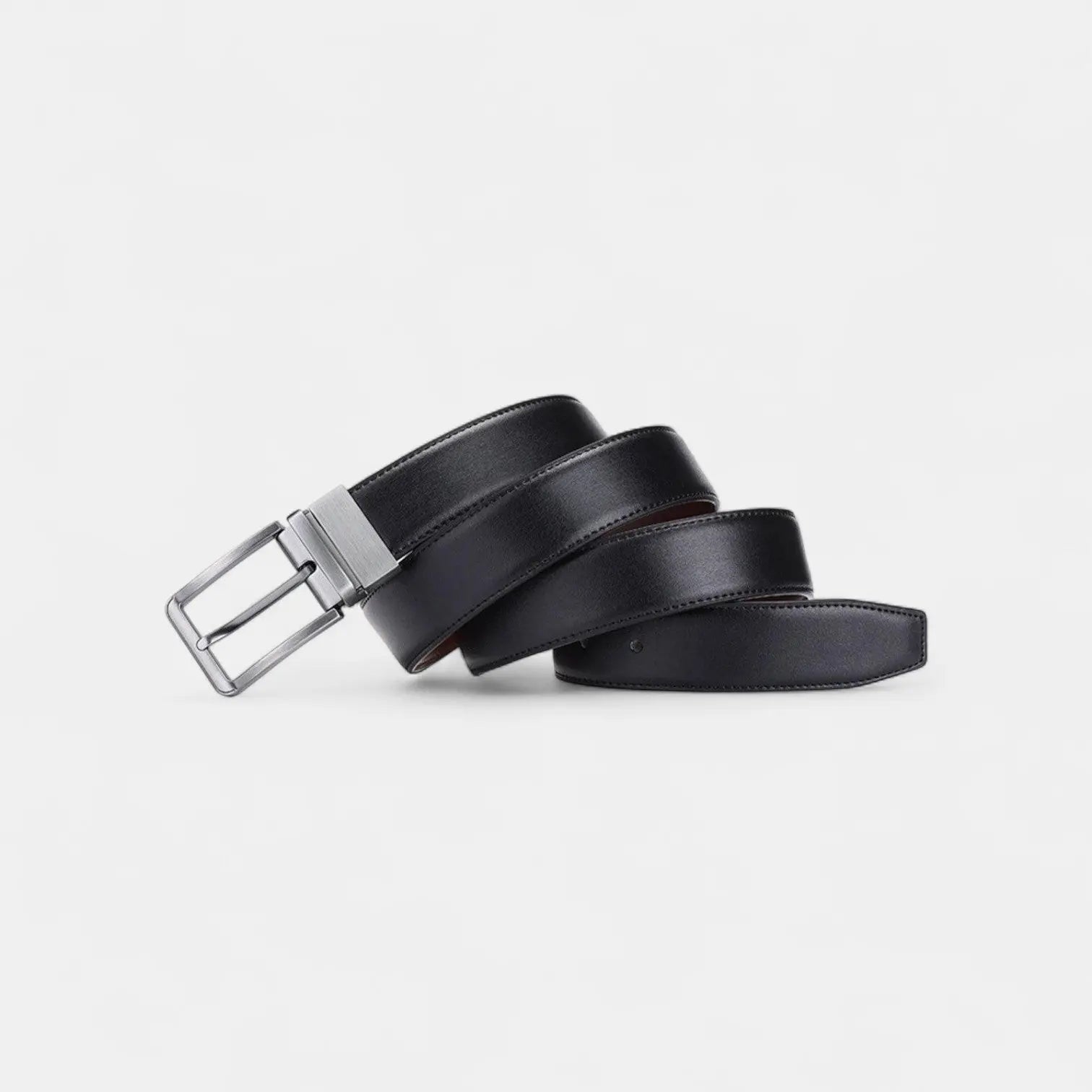 Ceinture Cuir Homme Réversible 2 en 1 Noire Marron | Delvox La Maison de la Ceinture