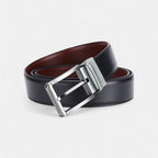Ceinture Cuir Homme Réversible 2 en 1 Noire Marron | Delvox La Maison de la Ceinture