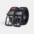 Ceinture Réversible Cuir Lisse 2 en 1 Boucle Carrée Homme | Arvex La Maison de la Ceinture