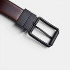 Ceinture Réversible Cuir Lisse 2 en 1 Boucle Carrée Homme | Arvex La Maison de la Ceinture