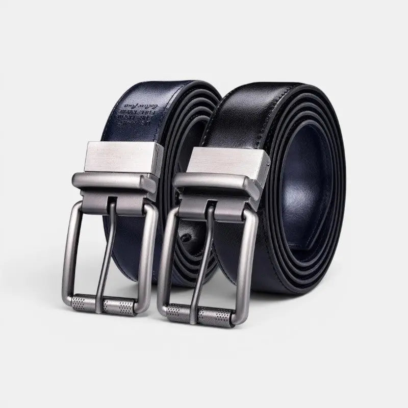 Ceinture Cuir Réversible 2 en 1 Boucle Ardillon Homme | Delvon La Maison de la Ceinture