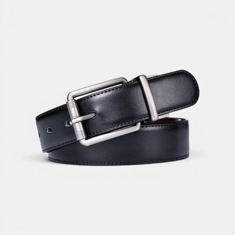 Ceinture Cuir Réversible 2 en 1 Boucle Ardillon Homme | Delvon La Maison de la Ceinture