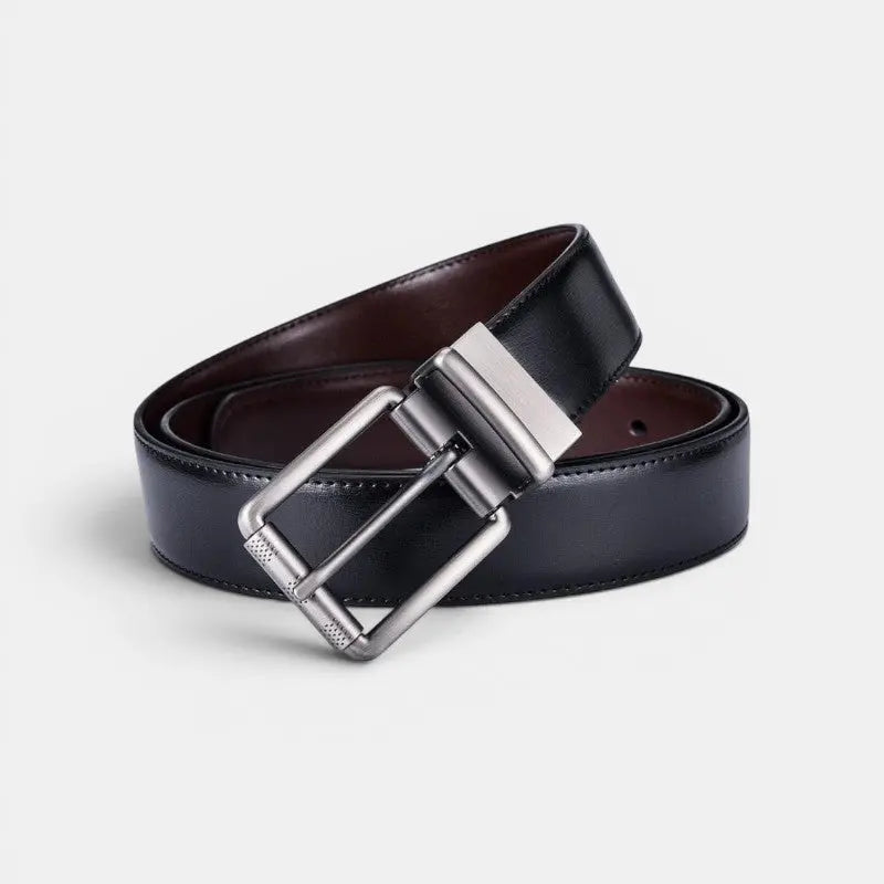 Ceinture Cuir Réversible 2 en 1 Boucle Ardillon Homme | Delvon La Maison de la Ceinture