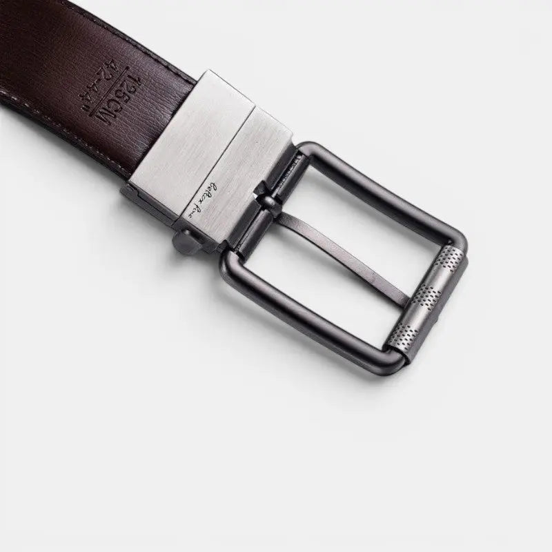 Ceinture Cuir Réversible 2 en 1 Boucle Ardillon Homme | Delvon La Maison de la Ceinture