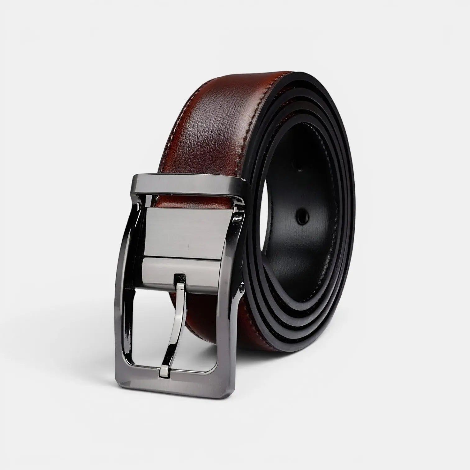 Ceinture Cuir Réversible 2 en 1 Boucle Ardillon Homme | Relvon La Maison de la Ceinture