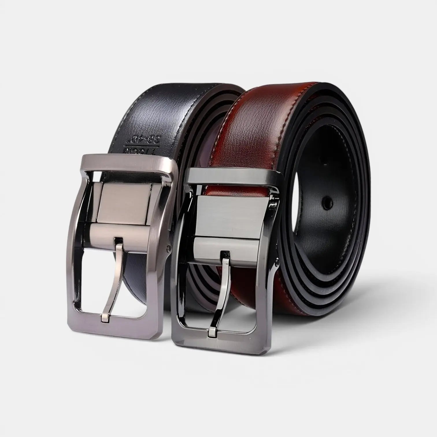 Ceinture Cuir Réversible 2 en 1 Boucle Ardillon Homme | Relvon La Maison de la Ceinture