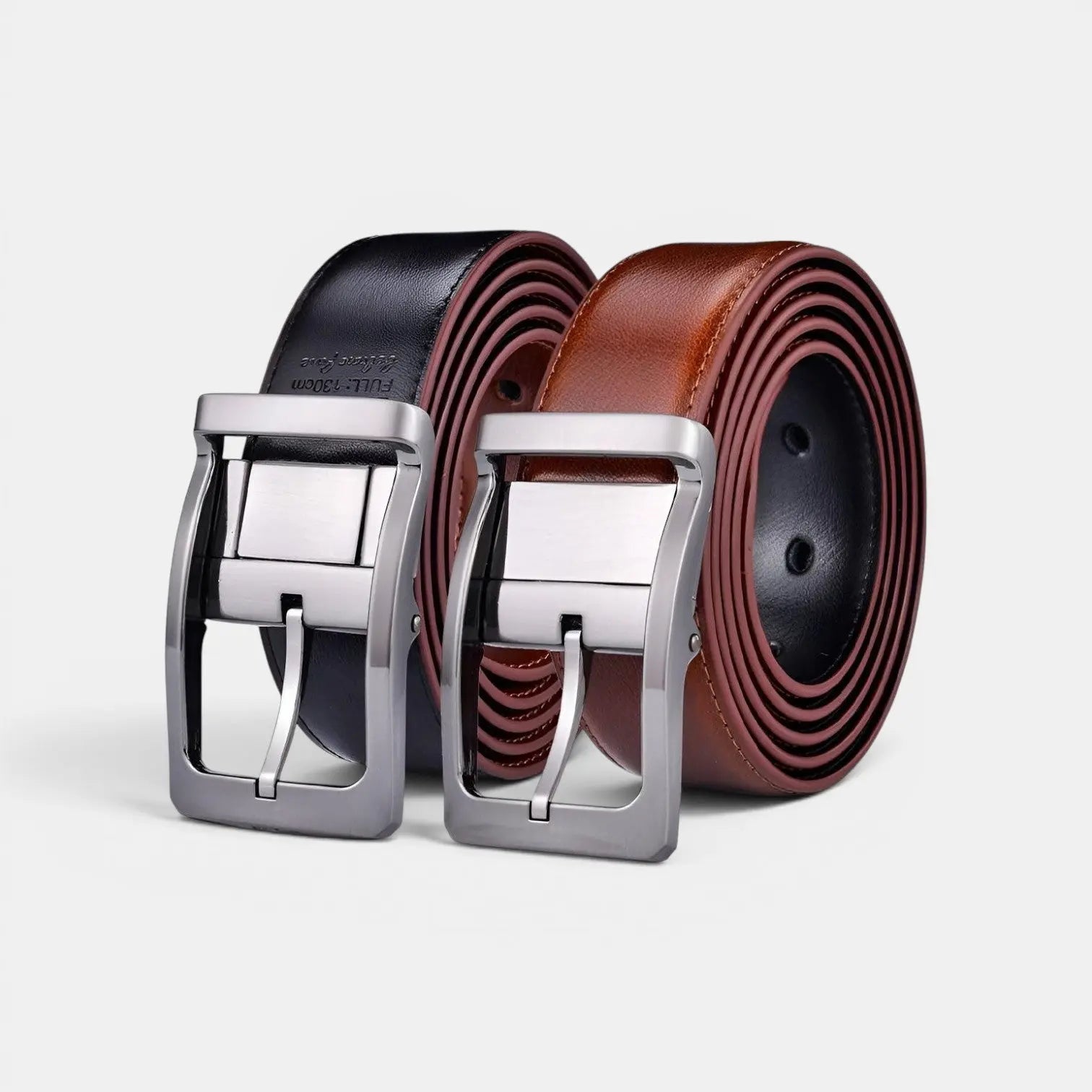 Ceinture Cuir Réversible 2 en 1 Boucle Ardillon Homme | Relvon La Maison de la Ceinture
