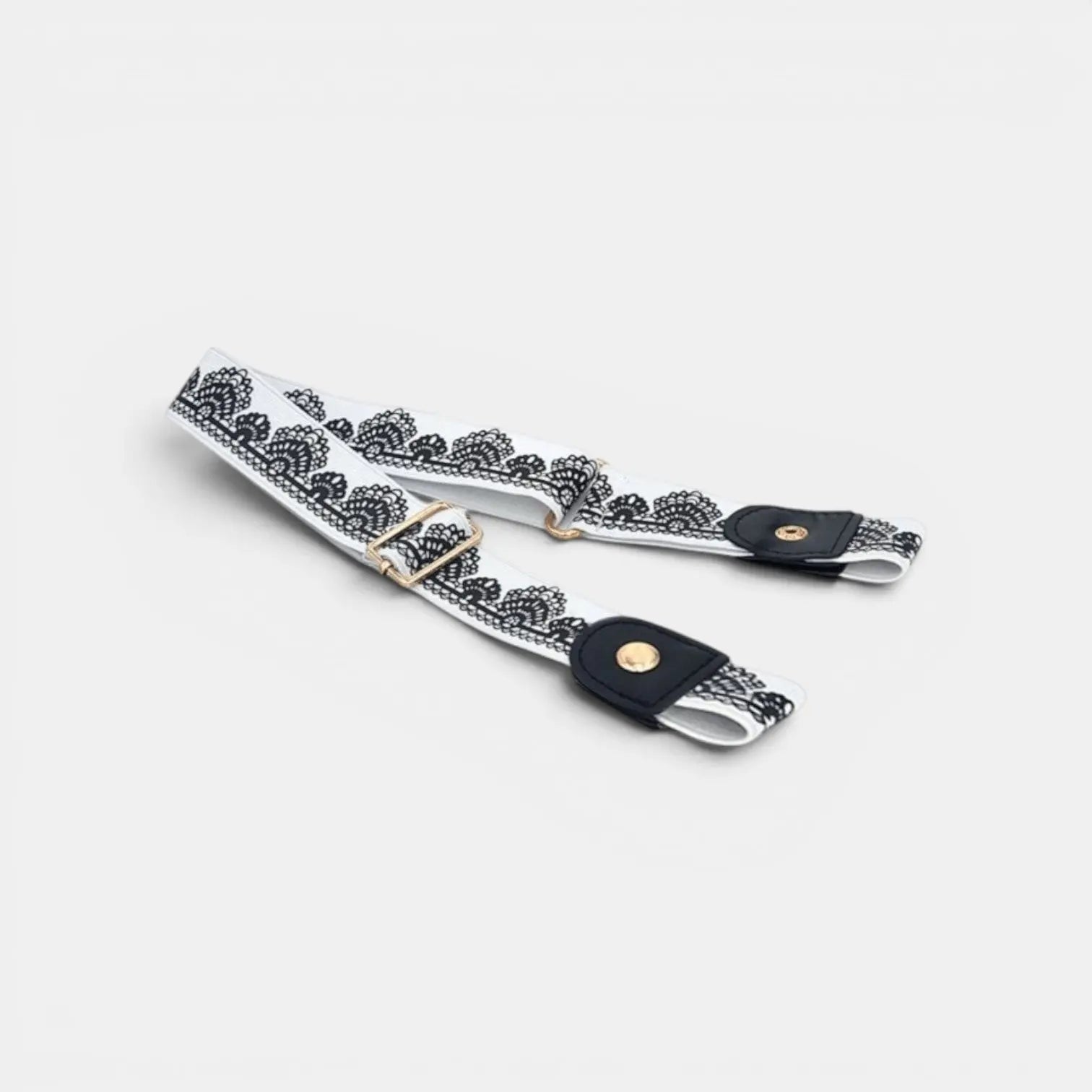 Ceinture Élastique Femme Sans Boucle Motif Dentelle | Lacvex La Maison de la Ceinture