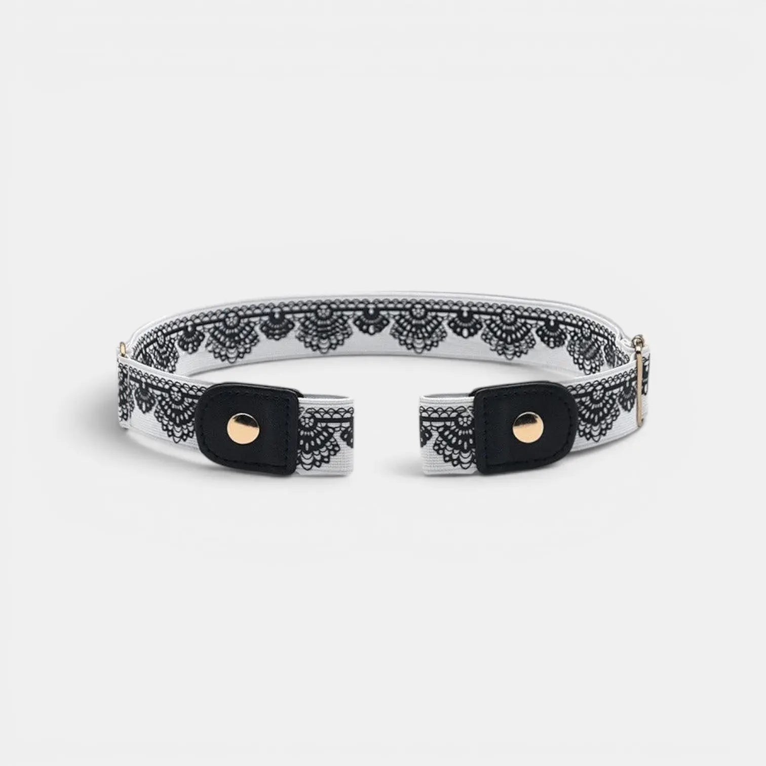 Ceinture Élastique Femme Sans Boucle Motif Dentelle | Lacvex La Maison de la Ceinture