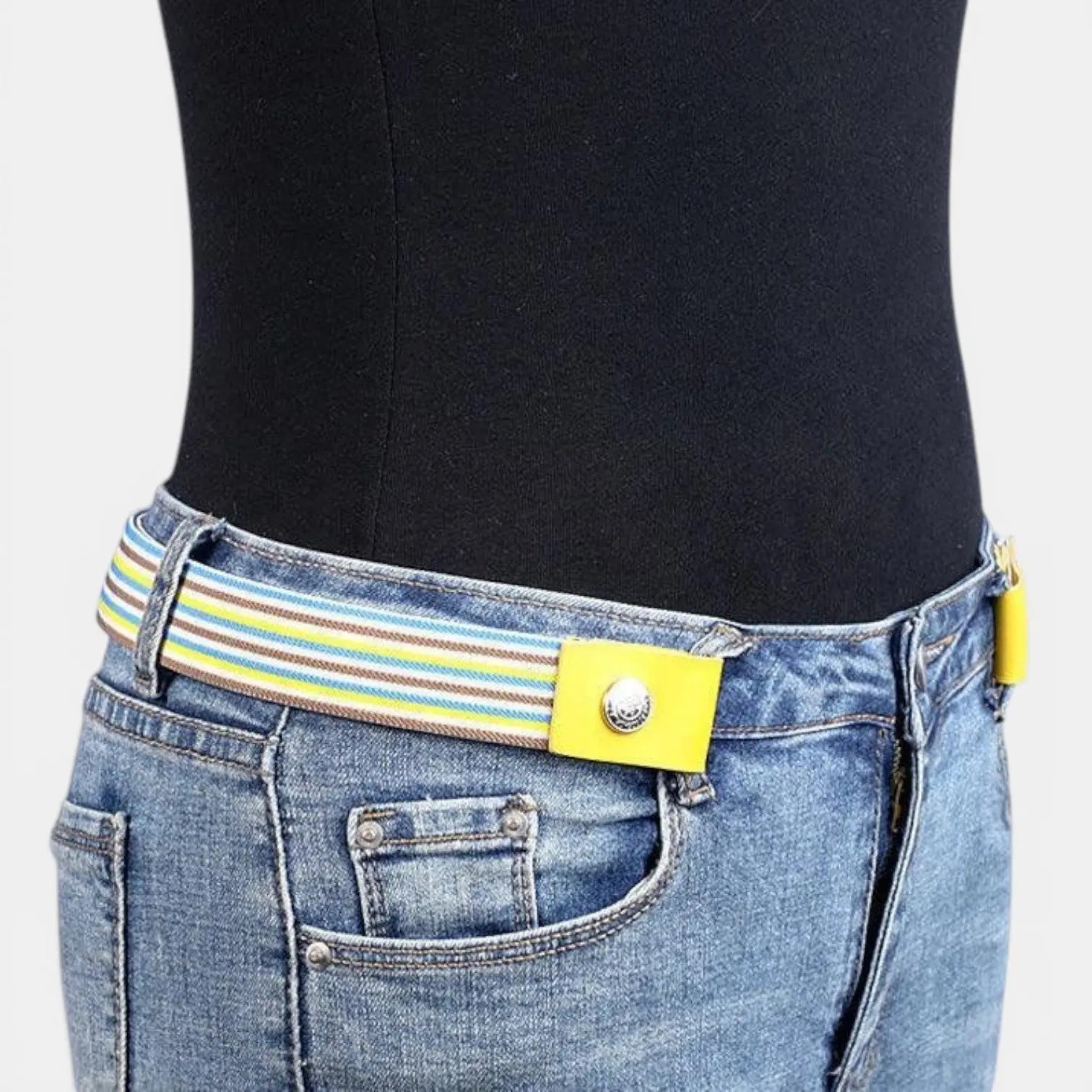 Ceinture Sans Boucle Tissu Élastique Extensible Mixte | Flexan La Maison de la Ceinture