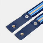 Ceinture Tissu Élastique Sans Boucle Femme Bleu Marine | Kelvana