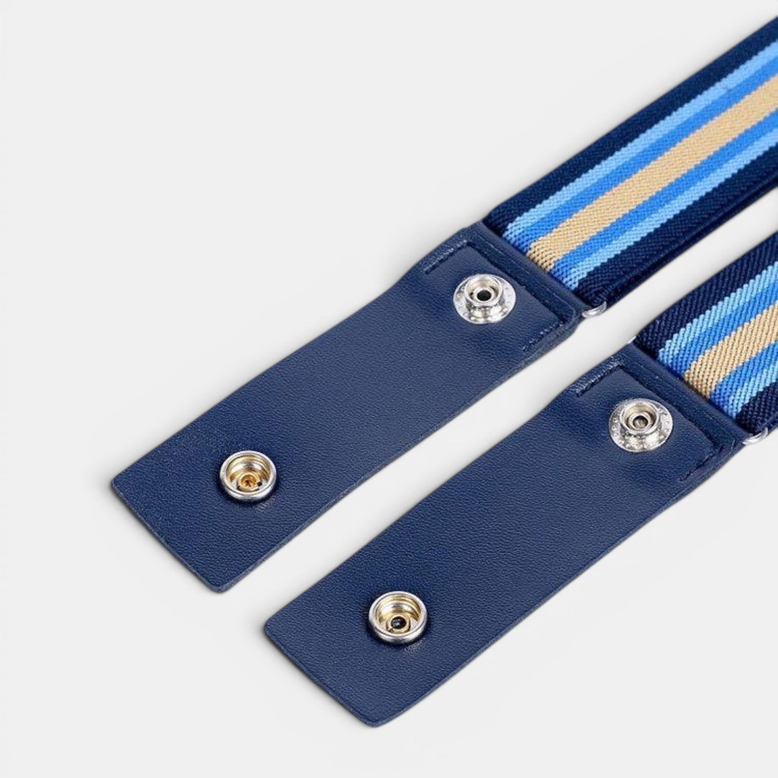 Ceinture Tissu Élastique Sans Boucle Femme Bleu Marine | Kelvana