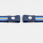 Ceinture Tissu Élastique Sans Boucle Femme Bleu Marine | Kelvana