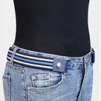 Ceinture Tissu Élastique Sans Boucle Femme Bleu Marine | Kelvana